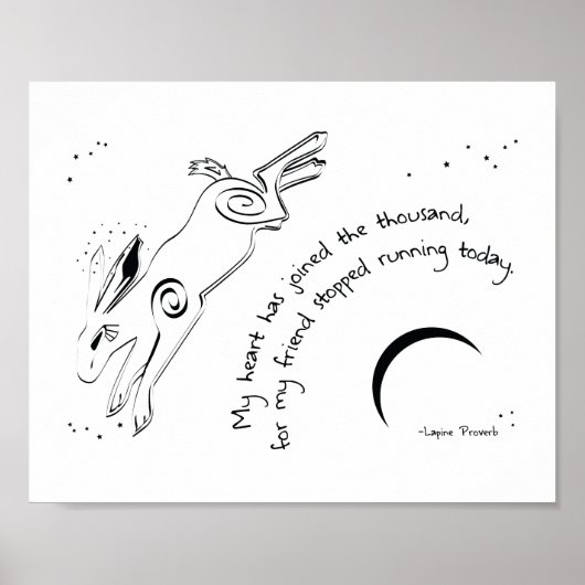 MEIN HERZ HAT SICH DEN TAUSENDEN GEBUNDEN POSTER (Vorne)