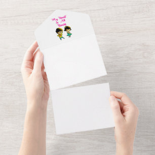 Mein Herz ist all deine Bestie Valentine Girlfrien All In One Einladung