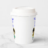 Mein Herz ist all Ihre Bestie Couple Liebe Valenti Pappbecher (Links)