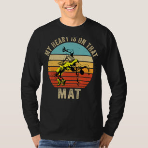 Mein Herz ist auf dem Mat Funny Wrestler Son Wrest T-Shirt
