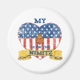 Mein Herz ist auf dem Nimitz Magnet