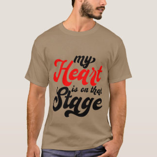 Mein Herz ist auf der Bühne Junge T-Shirt