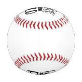 Mein Herz ist auf diesem Feld Baseball (Rückseite)