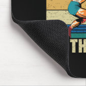 Mein Herz ist auf diesem matten Wrestling Mama 1 Mousepad (Ecke)