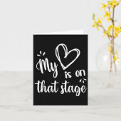 Mein Herz ist auf dieser Bühne Tanz Mama Mütter Ta Karte (Gelbe Blume)