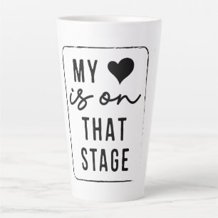 Mein Herz ist auf dieser Bühne Tanz Mama Vintag Re Milchtasse