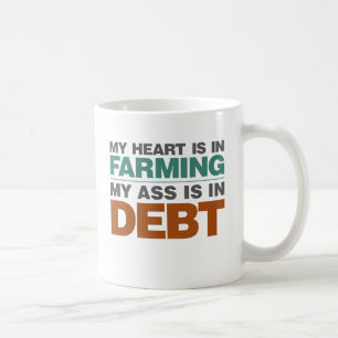 Mein Herz ist bei der Landwirtschaft aber… Kaffeetasse