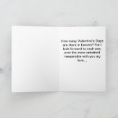 Mein Herz ist dein Foto Valentinstag Karte (Innenseite)