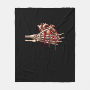 Mein Herz ist dein klassisches Handwerk Fleecedecke