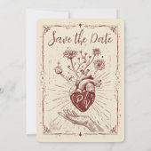 Mein Herz ist dein Save the Date Einladung (Rückseite)