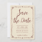 Mein Herz ist dein Save the Date Einladung (Vorderseite)