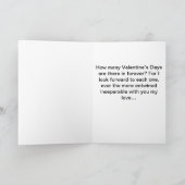 Mein Herz ist dein Valentinstag Karte (Innenseite)