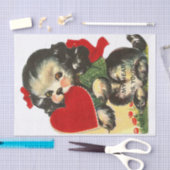 Mein Herz ist dein, Welpe Hund! Seidenpapier (Handwerk)