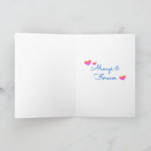 Mein Herz ist deins | Zum Valentinstag Karte (Innenseite)