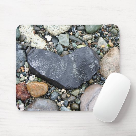 Mein Herz ist ein Felsen Mousepad (Mit Mouse)