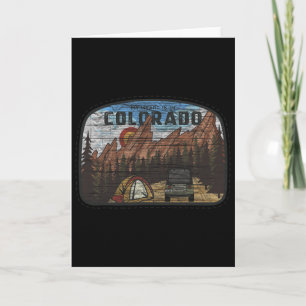 Mein Herz ist im Colorado Rocky Mountains Skifahre Karte
