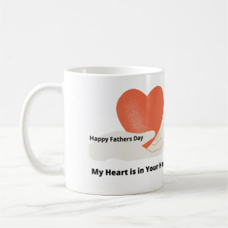 Mein Herz ist in deiner Hand auf einer Tasse