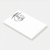 Mein Herz ist in Kansas Jumbo Post It Notes Post-it Klebezettel (angewinkelt)