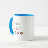 Mein Herz ist meine Mutter Tasse (Vorderseite Links)