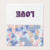 Mein Herz ist und wird es immer sein, deins. (Außenseite Aufgefaltet)