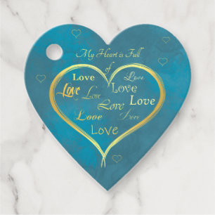 Mein Herz ist voll von Liebe, Geschenkanhänger