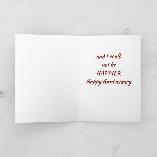 MEIN HERZ IST VOLL VON "YOU" UND ICH LIEBE ES! KARTE (Innenseite)