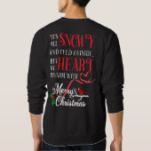 Mein Herz ist warm Sweatshirt (Rückseite)