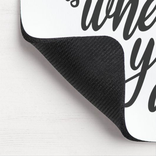 Mein Herz ist, wo immer du Valentine bist | Mousep Mousepad (Ecke)