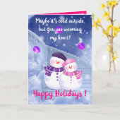 Mein Herz Karte (Gelbe Blume)