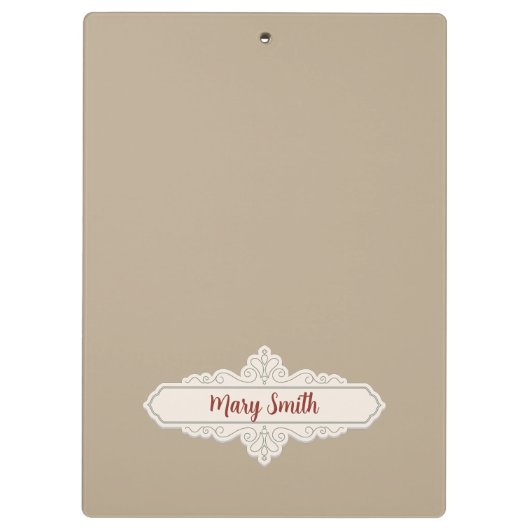 Mein Herz  Klemmbrett (Rückseite)