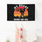 Mein Herz läuft Vintag auf Öltrommel Banner (Insitu)