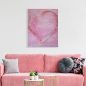 Mein Herz Leinwanddruck (Insitu (Wohnzimmer))