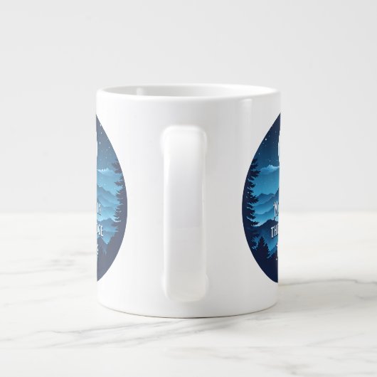 Mein Herz liegt in der Tasse Blue Ridge Mountains- (Rückseite)