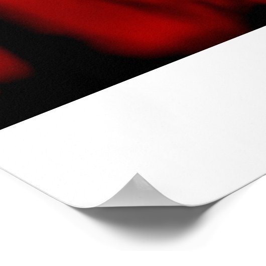 Mein Herz liegt Poster (Ecke)