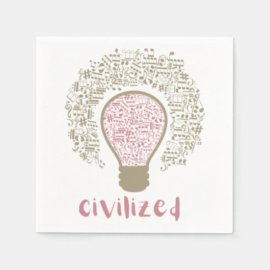 Mein Herz Lumi Classic Civilized Art Design für Mu Serviette (Vorderseite)