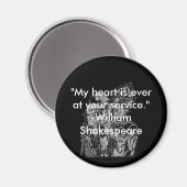 Mein Herz Magnet (Vorderseite/Rückseite)