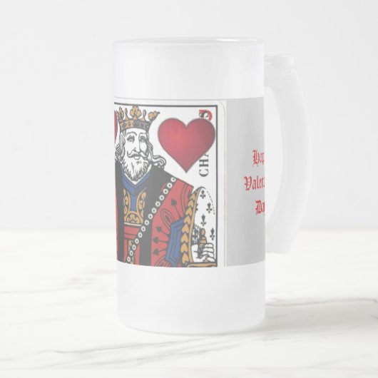 Mein Herz Mattierte Tasse (VorderseiteRechts)