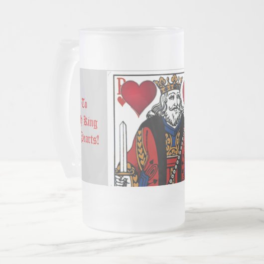 Mein Herz Mattierte Tasse (Vorderseite Links)