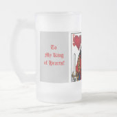 Mein Herz Mattierte Tasse (Links)