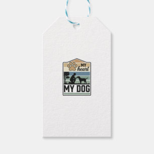 Mein Herz Mein Hund Vintage Gravur Hunde Liebhaber Geschenkanhänger
