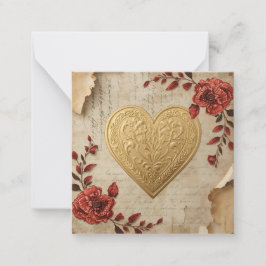 Mein Herz  Mitteilungskarte