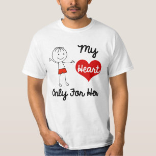 Mein Herz nur für ihn der T - Shirt der