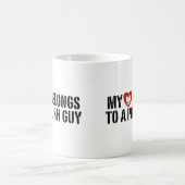 Mein Herz Polnischer Typ Kaffeetasse (Mittel)