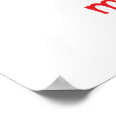 Mein Herz Poster (Ecke)