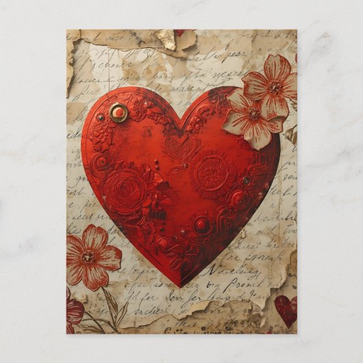 Mein Herz  Postkarte (Vorderseite)