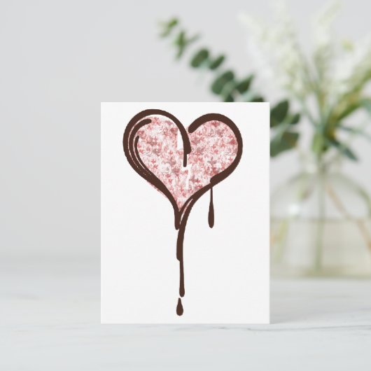 Mein Herz Postkarte (Stehend Vorderseite)