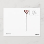 Mein Herz Postkarte (Rückseite)