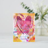 Mein Herz Postkarte (Stehend Vorderseite)