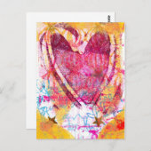Mein Herz Postkarte (Vorne/Hinten)