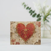 Mein Herz Postkarte (Stehend Vorderseite)